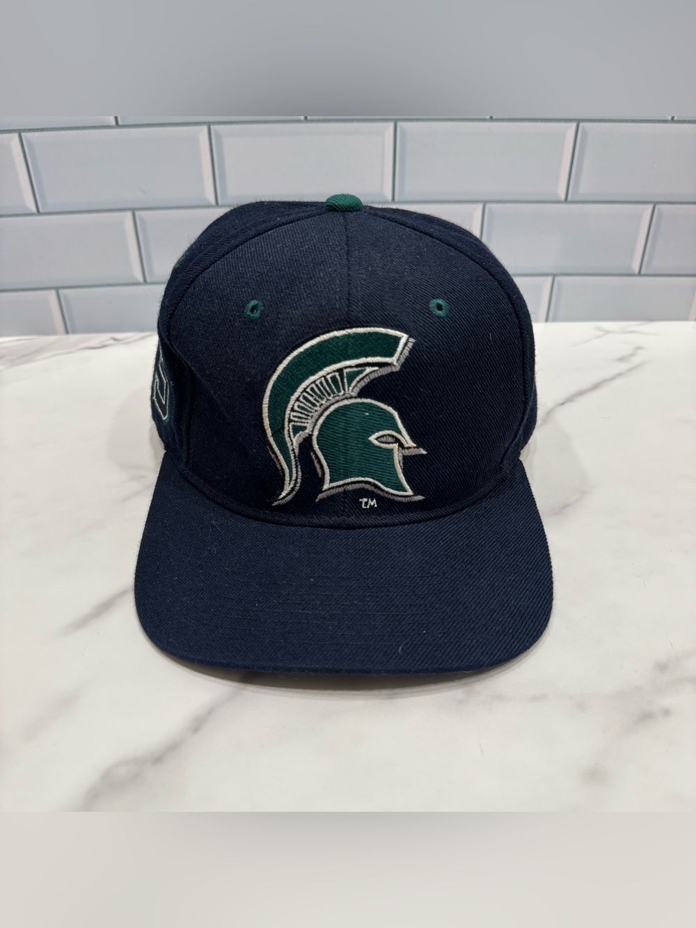 Vintage Zephyr Grafx NCAA Spartans Michigan State University Fitted 7 1/4 Hat